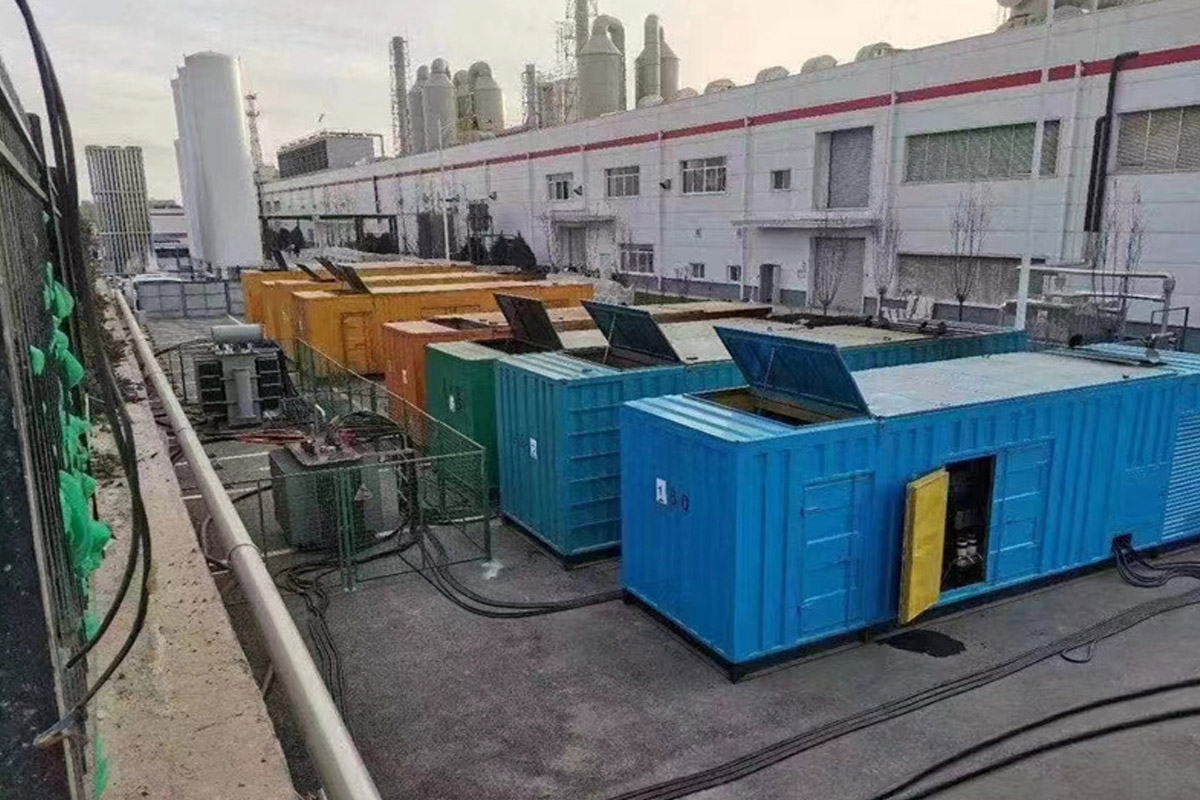 黟县发电机租赁施工现场